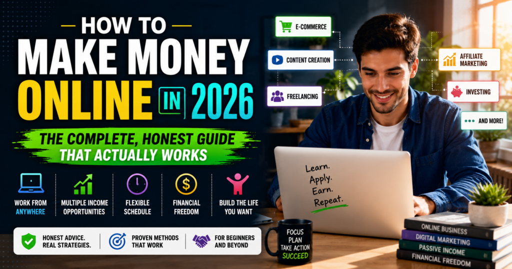 How to Make Money Online in 2026: The Complete, Honest Guide That Actually Works